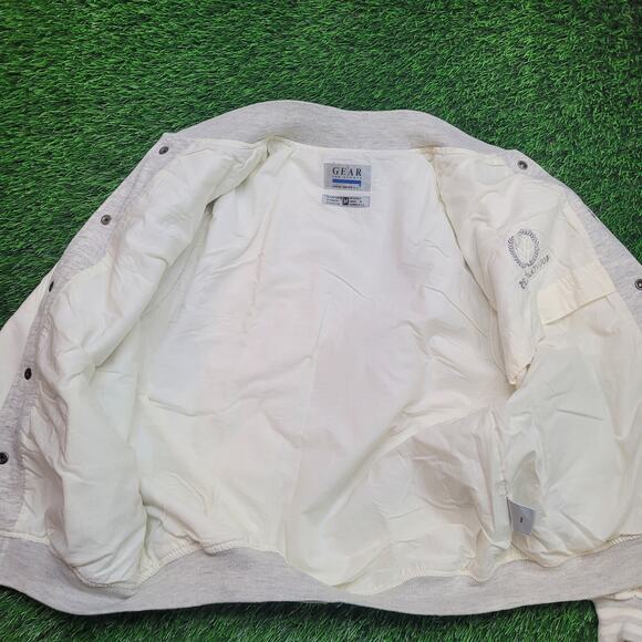 VTG 90s GEAR for Sports West Virginia WVU Mountaineers Varsity Jacket Mens M - Picture 4 of 6